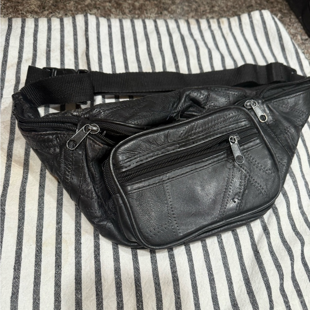 Black Leather Bag